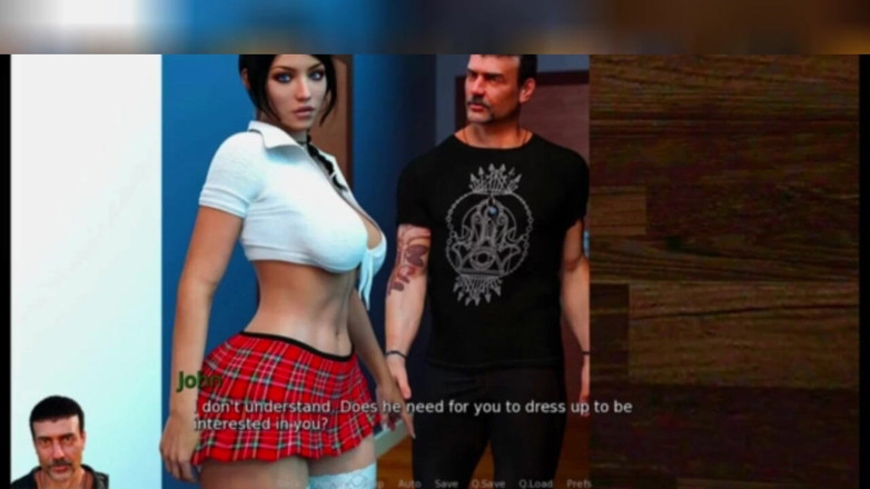 3DXXXTEEN2 Cartoon: Anna nimmt papis schlong über Sonnys Weenie. 3D-porno, cartoon-sex