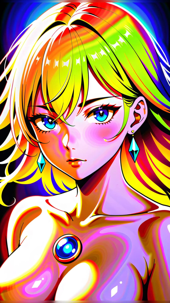 LustRender: Radiant skystar - Nsfw hoffnungsvolle superheldin ai diashow