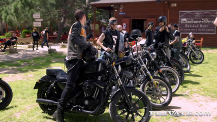 Private.com: Biker Anna Polina ready for a hardcore anal and DP...