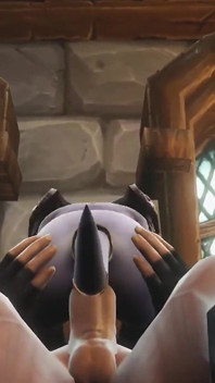 Draenei Has Some Bedroom Fun - Warcraft Porn Parody