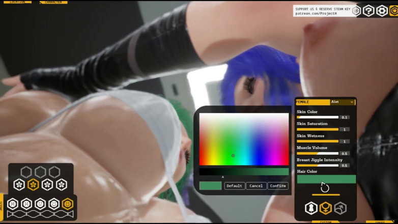 Cumming Gaming: Meilleure scène lesbienne [jeu hentai SFM] poupée déchue opération Lovecraft