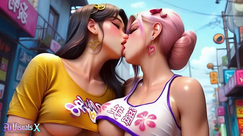 AI Visuals X: Asian Babe Fantasy Compilation - Curves, Group Scenes and Fucking (ai Generated)