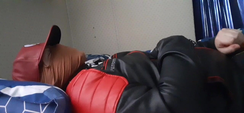 Rusty Sunnybrook: Leather Biker Locked in Chastity
