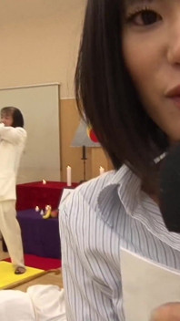 She Walked Into the Room Where All These People Were Praying to a Big Black.