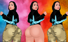 Back Alley Toonz: La sesión de culo de burbuja de Woe