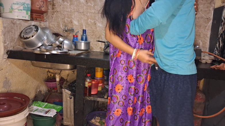 Shima kumari44: Indian Desi Village Bhabhi and Devar Hard Fucking in Kitchen...