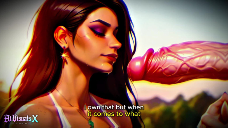 AI Visuals X: (4k) Ai 3D Animated Porn - Latina Baddie Worships Big White Cock (interracial...