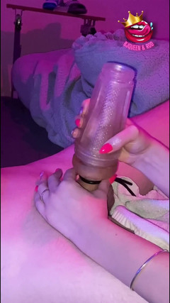 BJQueen and Rod: 用肉光打手枪毁了他的高潮和鸡巴