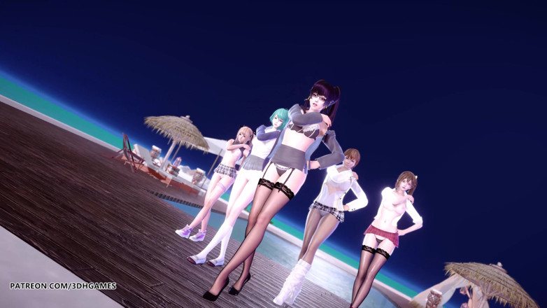 3D-Hentai Games: 2 Phut Hon Sexy Striptease Marie Rose Tamaki Misaki Kasumi...