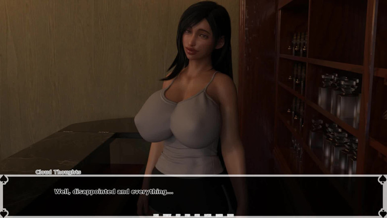 Dirty GamesXxX: Tifa'nın karanlık cenneti: gavat kız arkadaşını öpüyordu, boğa yanlışlıkla amının içine...