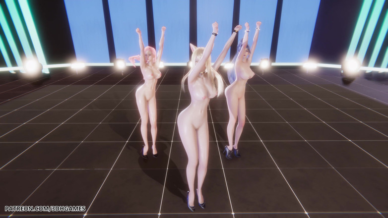 3D-Hentai Games: [mmd] TWICE - トーク・ザット・トーク アーリ セラフィーネ カイサ セクシー ストリップティーズ リーグ・オブ・レジェンド 変態 4K 60fps 無検閲