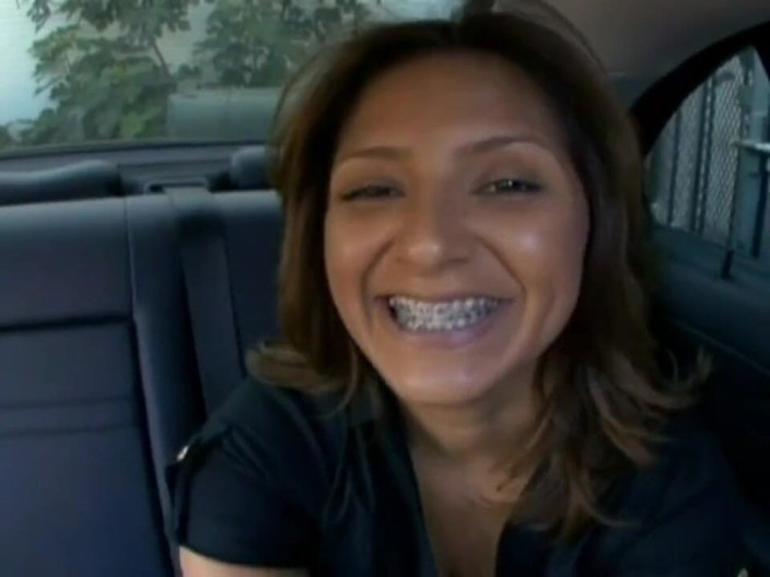 Just Great Ass: Hot latina takes a big cock in the car