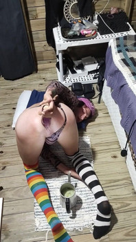 Sissy Tranny Femboy děvka anální hračka