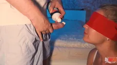 Tricked Me Into Sucking His Cock with a Taste Gamev - Stepmom and Stepson