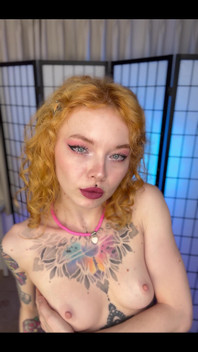 Would you like to spit on my tits and play with them like I do?