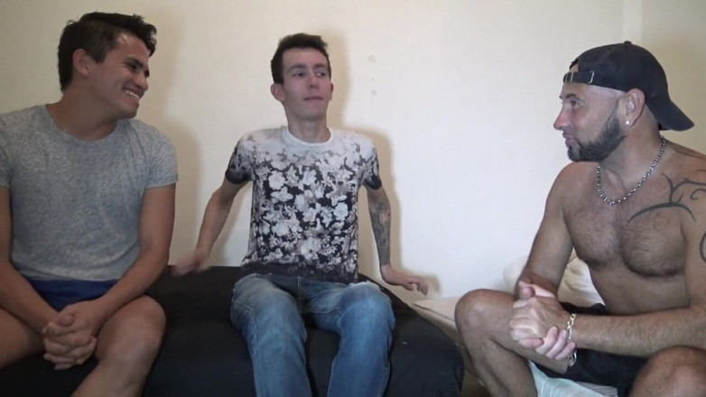 INTERRACIAL BAREBACK SEX: หนุ่มละตินเซ็กซี่ Ricardo โดน Alexis Tivoli เย็ดดิบ