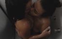 Zoe &amp; Melissa: Kissing in the Shower