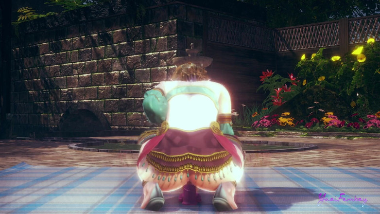 Yaoitube: Zelda Yaoi Femboy - Link Dildo anale (senza censure)