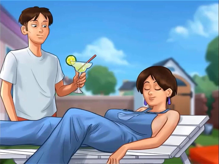Cartoon Play: Summertime saga part 37 - stepaunt have fun with stepnephew