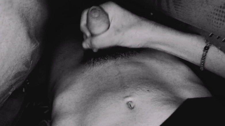 Glassofsperm: Teen boy playing and cum on belly