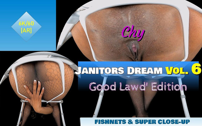Ebony VR solos virtual reality adult films: Janitor's Dream Sv. 6 - Tlusté bbw rybářské sítě a roztahování zadku...