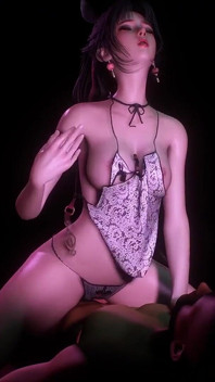 Realidad reescrita por curvas - animación 3D hentai