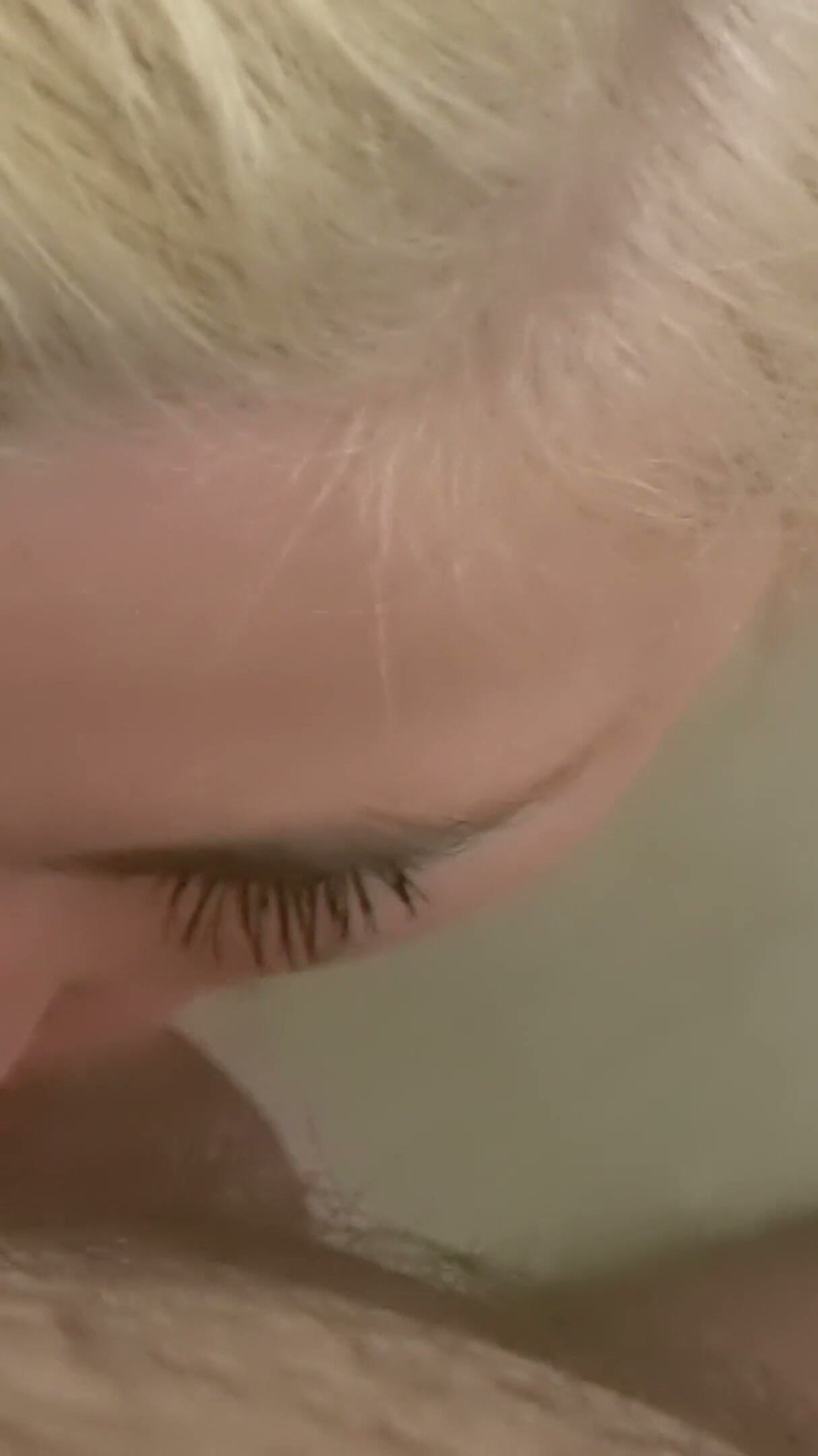 Busty Platinum Blonde POV Blowjob - Slow and Deep