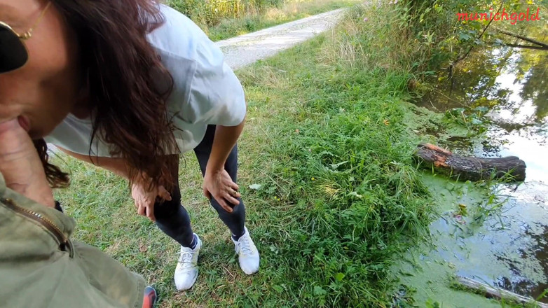 Munichgold: Munichgold's Outdoor Habdjob, Blowjob in the Forest... Have Fun