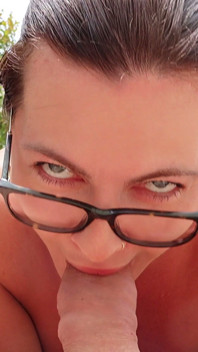 She Couldn't Resist Him by the Pool - Real Couple POV Blowjob