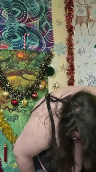 Awek montel super saiz mengusik pada Krismas