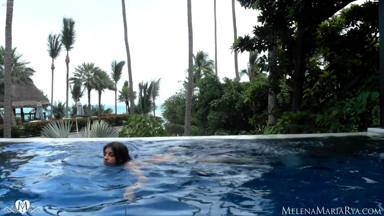 Melena Tara: Melena Maria Rya Naked in Pool