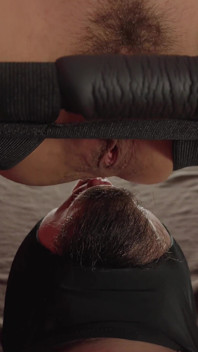 Under the Facesitting Chair: Ass Licking, Fart Sniffing, and Own Cum Eating