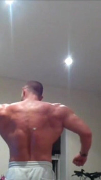 After Gym Sweaty Muscle Worship and Huge Cumshot