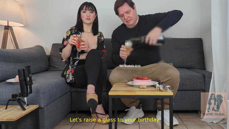 Dame Olga: Findom Birthday Party &amp; Cake on Your Wallet! and You Eat...
