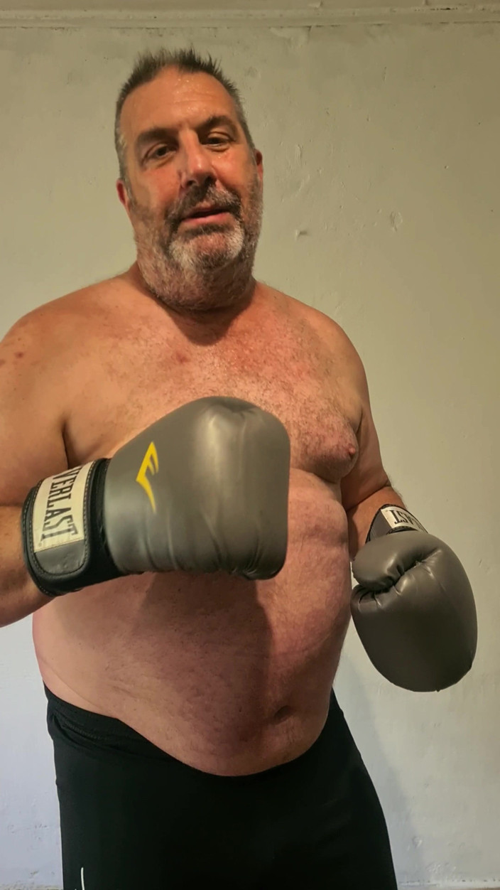 Punchbagplz: POV Beatdown Silver Stepdaddy Boxer - You Thought You Could Take...