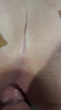 Kdarling gapande anal creampie