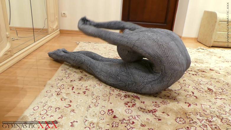 Gymnastic: La regina del contorsione in tuta di spandex