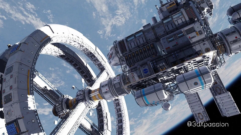 3dxpassion: Nexus 3 Orbit Meta. 3D Animation Fuck on a Space Station with...