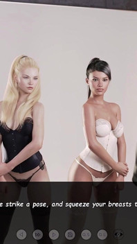 Blazing Boundaries 22 - Mike Does Lingerie & Nude Photoshoot with Jane & Jessica