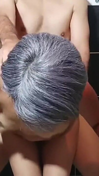 While I'm Bathing, My Stepmother Comes in so I Can Fuck Her Hard and I Make Her Swallow My Semen.