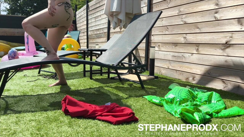 Stephprodx: Catimini é fodida por Stephaneprodx à beira da piscina