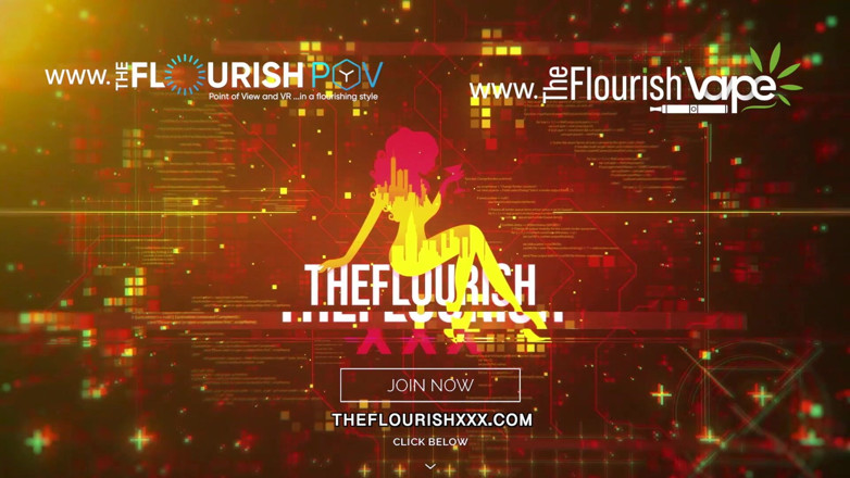 The Flourish XXX: 2 PAWG lesbians strap on going wild fun