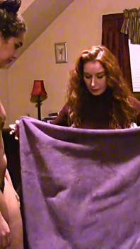 Kitty's Spanked After Bath