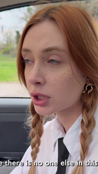 Fuck Taxi - POV with Cute Girl