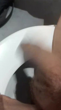 Wanking on the Toilet