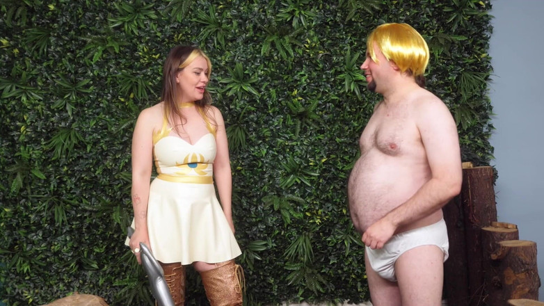 Domestic femdom: She-ra Ballbust He Man