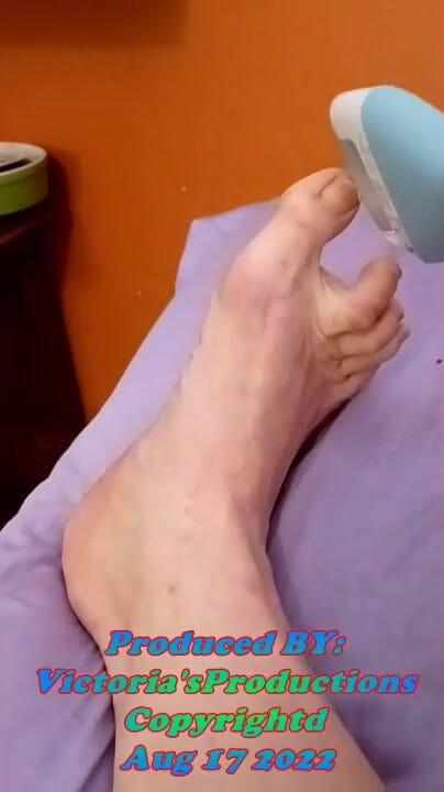 BBW nurse Vicki adventures with friends: Good morning part 2 pov toe care lotion
