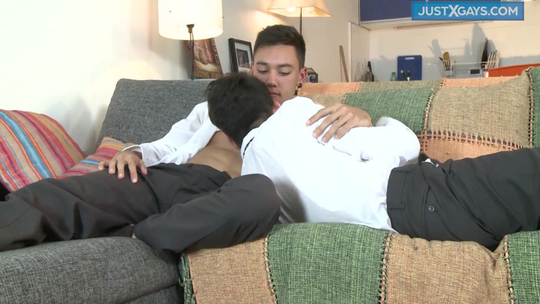 Just x gays: Sexy collage-typen haben spaß