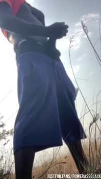 Masturbating Alone Intensely in the Bush