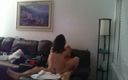 Bad freaky couple: MILF Blows His Mind Riding Cock. Squirting Orgasm